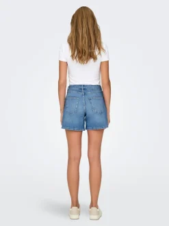 ONLGIANNA Middels høy midje Regular Fit Denimshorts