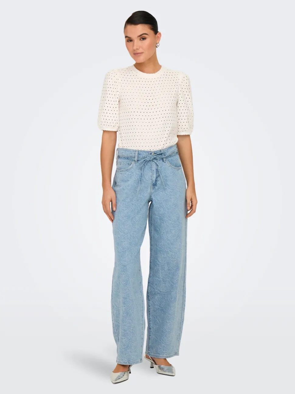 ONLGIANNA Middels høy midje Straight Fit Jeans