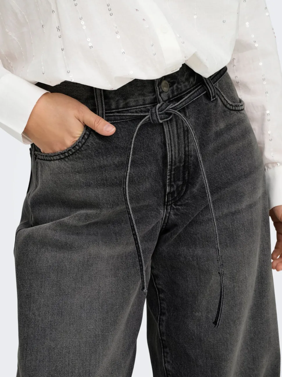 ONLGIANNA Middels høy midje Balloon Fit Jeans