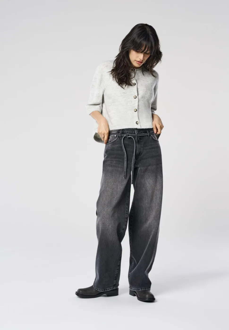 ONLGIANNA Middels høy midje Balloon Fit Jeans