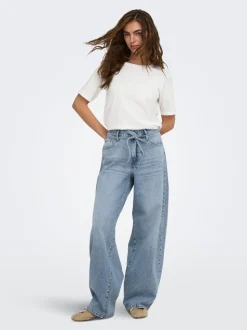 ONLGIANNA Middels høy midje Straight Fit Jeans