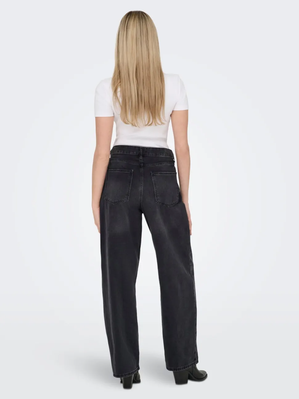ONLGIORGIA Middels høy midje Baggy Fit Jeans