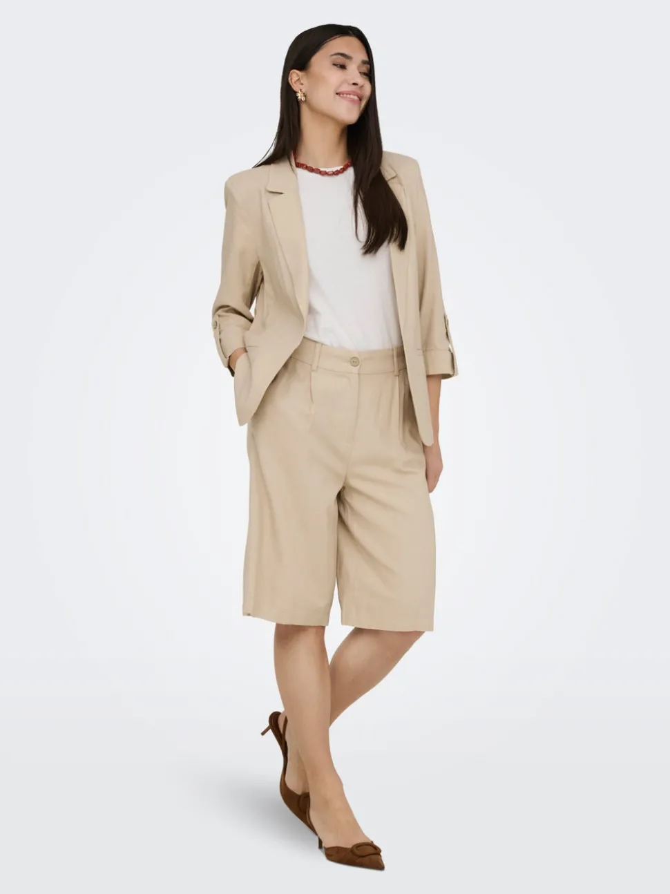 ONLGOA Loose fit Lin Shorts