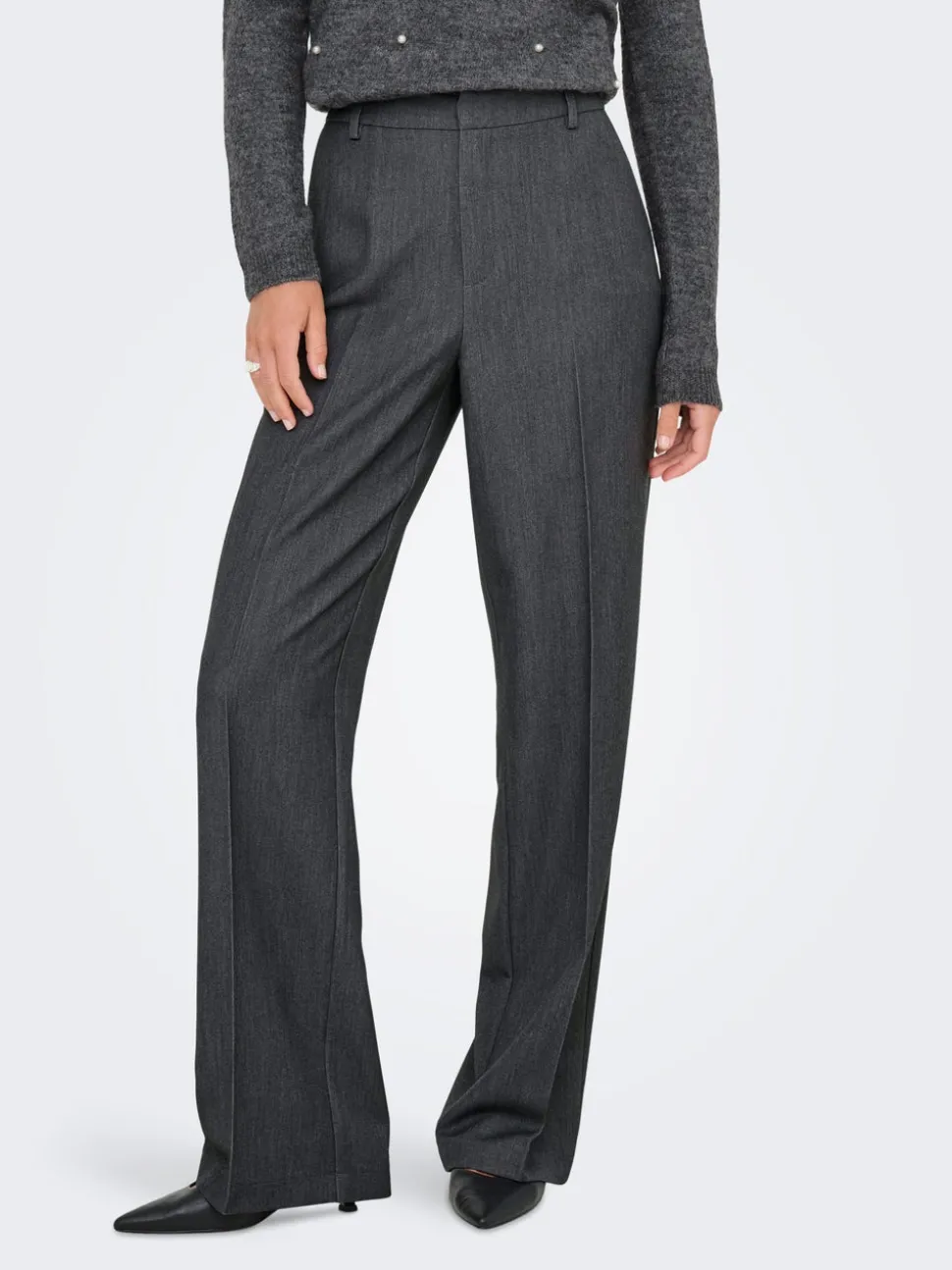 ONLHATTIE-LANA Straight Tapered Fit Bukser med vide ben