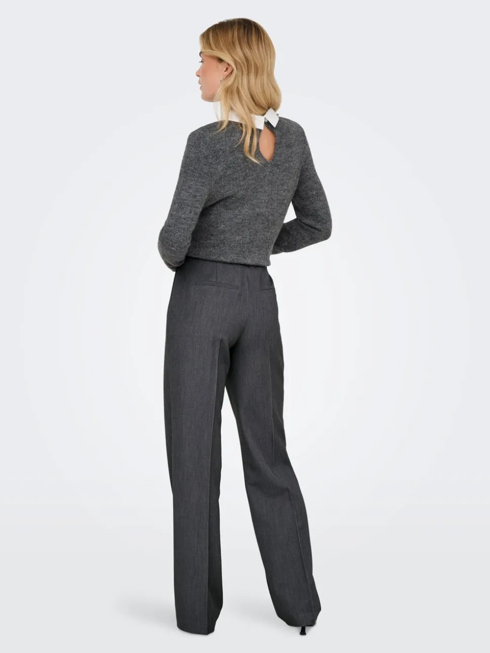 ONLHATTIE-LANA Straight Tapered Fit Bukser med vide ben