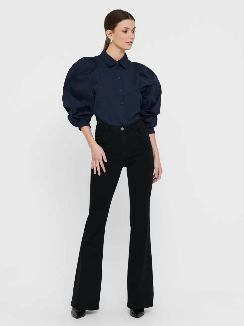 ONLHELLA Høy midje Flared Fit Jeans