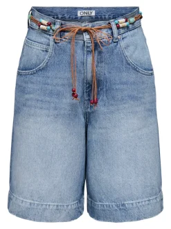 ONLHOLLIE Høy midje Regular Fit Denimshorts