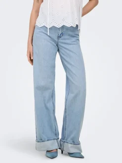 ONLHOPE Høy midje Wide Leg Fit Jeans