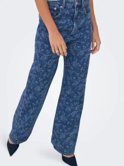 ONLHOPE Høy midje Wide Leg Fit Ankellengde Jeans