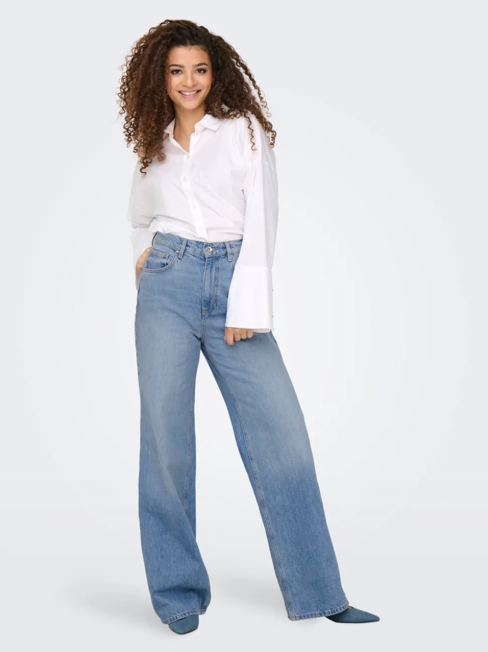 ONLHOPE Høy midje Wide Leg Fit Jeans