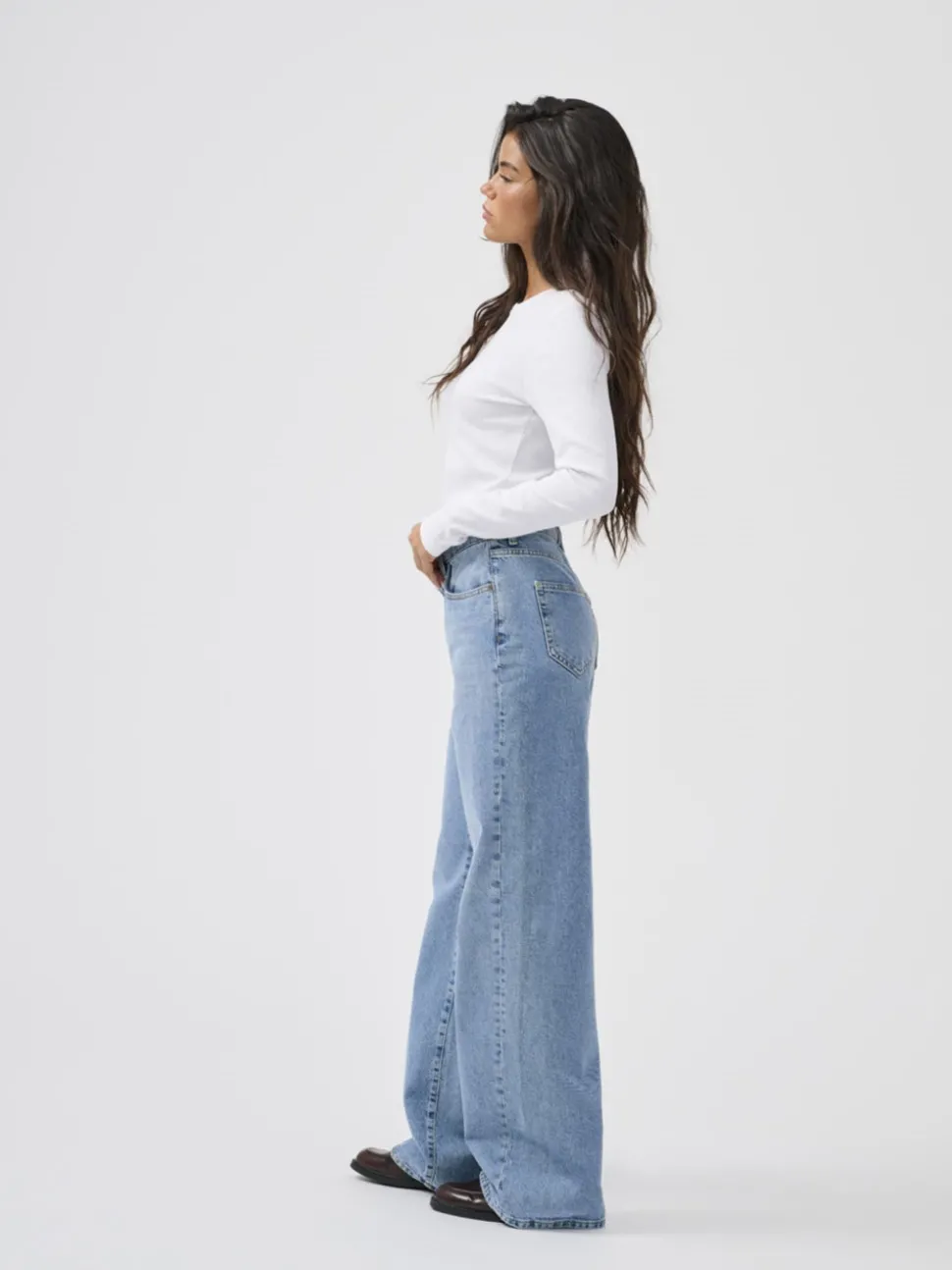 ONLHOPE Høy midje Wide Leg Fit Jeans
