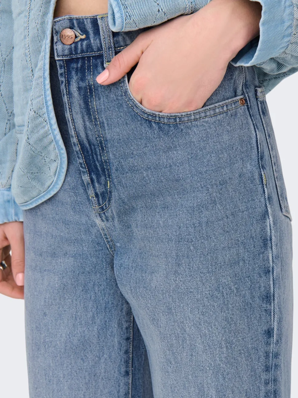 ONLHOPE Høy midje Wide Leg Fit Jeans