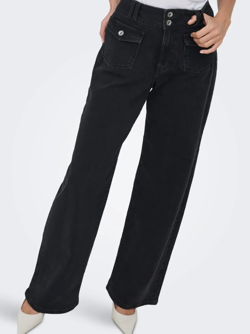 ONLHOPE Høy midje Wide Leg Fit Jeans
