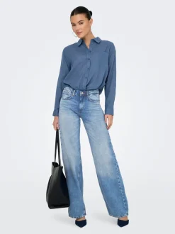 ONLHOPE Lav midje Wide Leg Fit Jeans