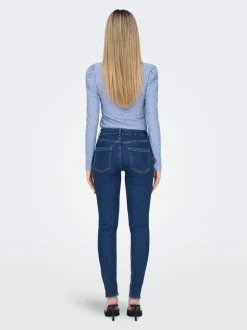 ONLHUSH Middels høy midje Skinny Fit Ankellengde Jeans