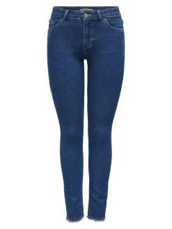 ONLHUSH Middels høy midje Skinny Fit Ankellengde Jeans