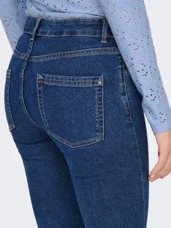 ONLHUSH Middels høy midje Skinny Fit Ankellengde Jeans