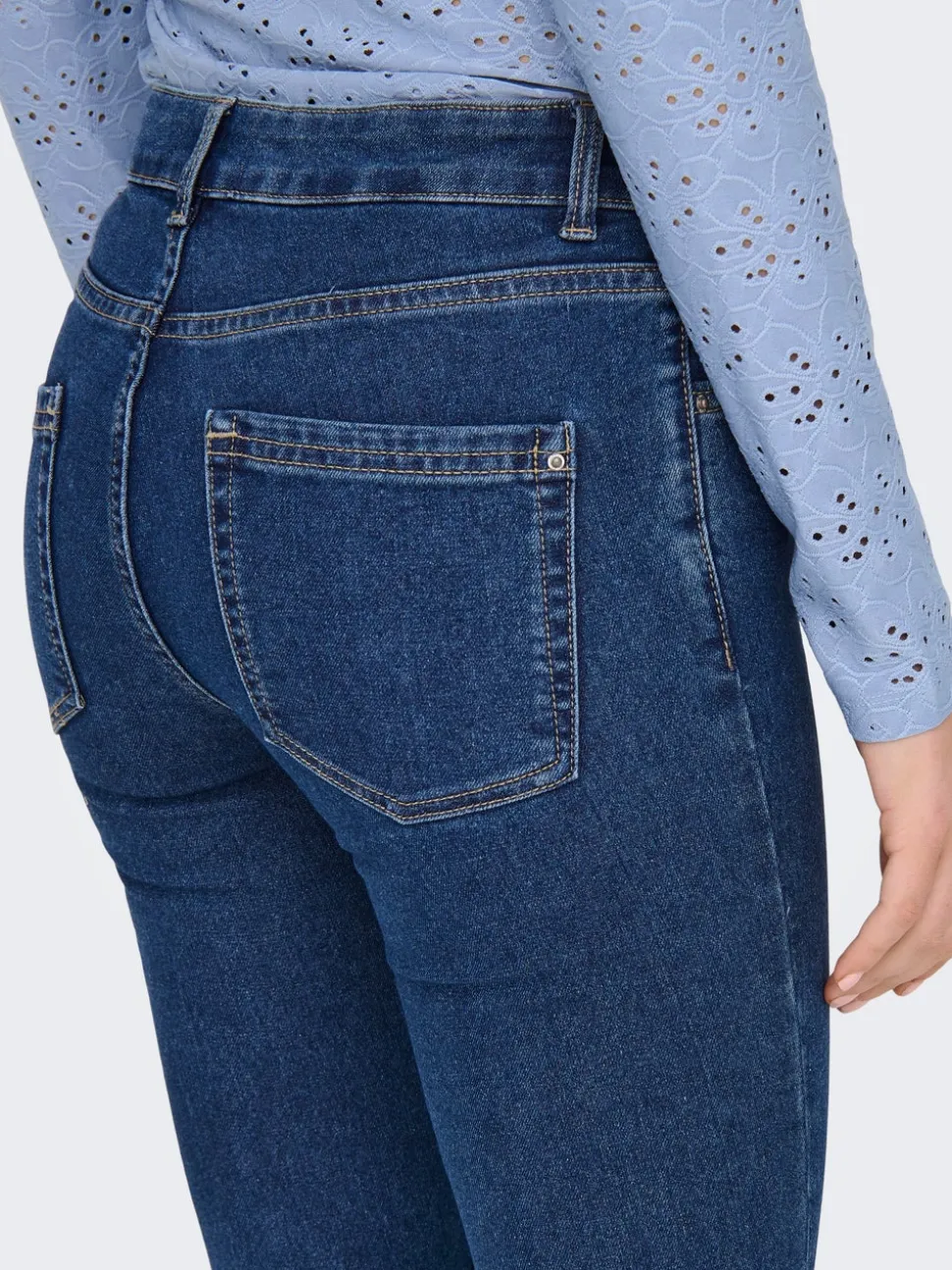 ONLHUSH Middels høy midje Skinny Fit Ankellengde Jeans