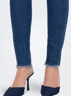 ONLHUSH Middels høy midje Skinny Fit Ankellengde Jeans