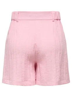 ONLITA Høy midje Regular Fit Lin Bermudashorts