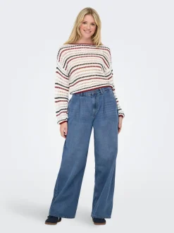 ONLIVY Middels høy midje Wide Leg Fit Jeans