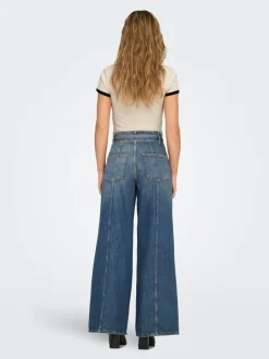 ONLJOELLE Høy midje Wide Leg Fit Jeans