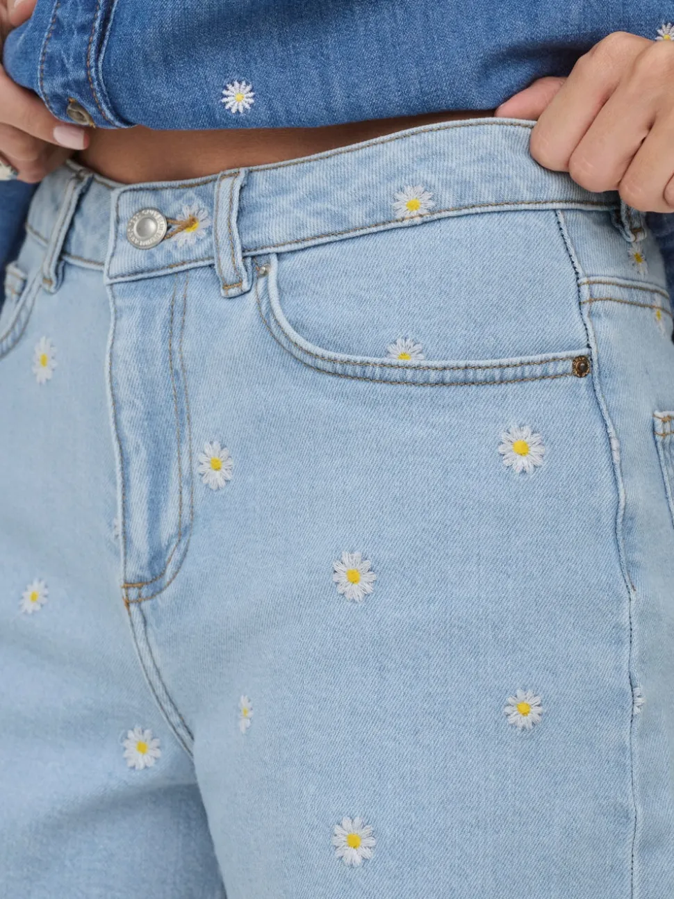 ONLJOSEPHINE Høy midje Loose fit Denimshorts