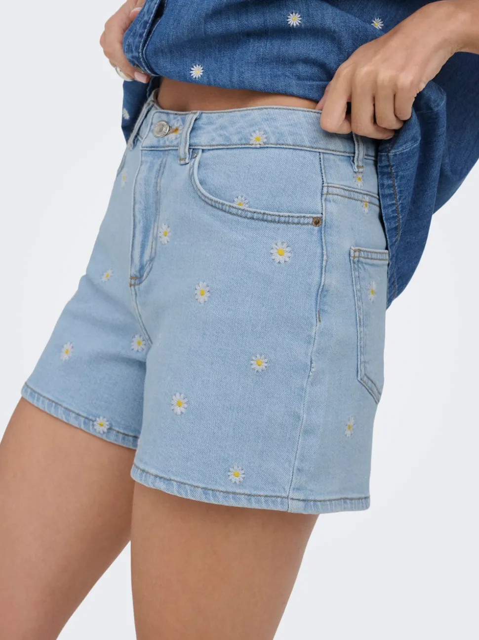 ONLJOSEPHINE Høy midje Loose fit Denimshorts
