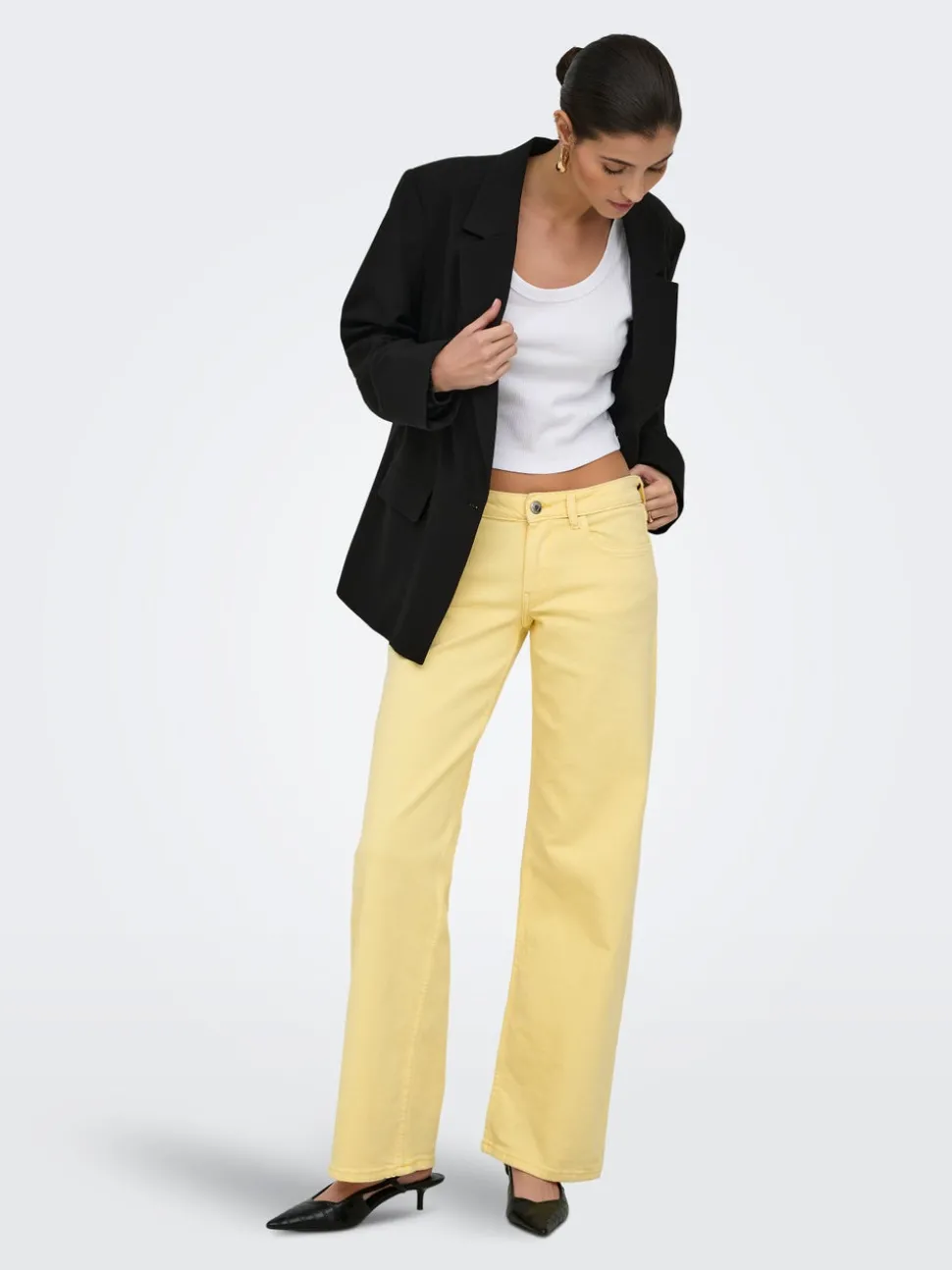 ONLJUDY Lav midje Straight Fit Jeans
