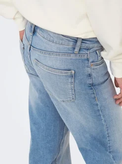 ONLJUDY-O Lav midje Straight Fit Jeans