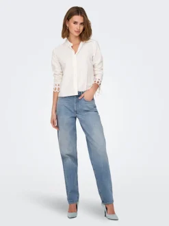ONLJUICY Høy midje Mom Fit Jeans