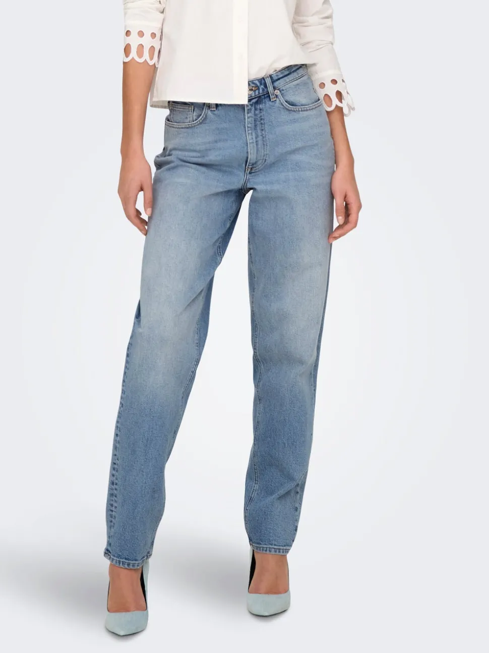 ONLJUICY Høy midje Mom Fit Jeans