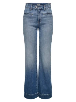 ONLJUICY Høy midje Wide Leg Fit Jeans