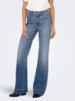 ONLJUICY Høy midje Wide Leg Fit Jeans