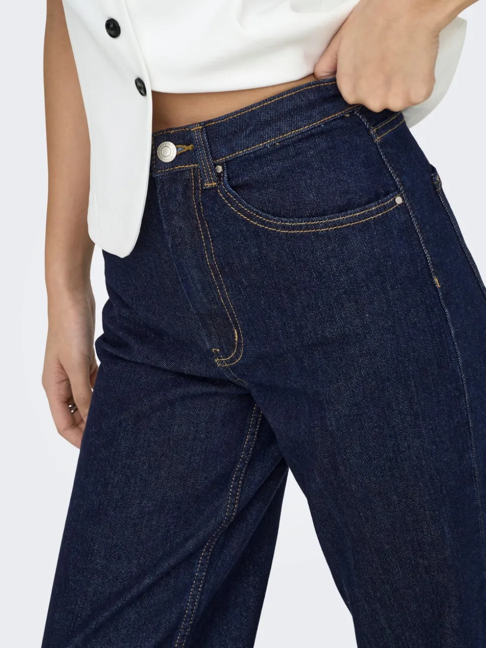 ONLJUICY Høy midje Wide Leg Fit Jeans