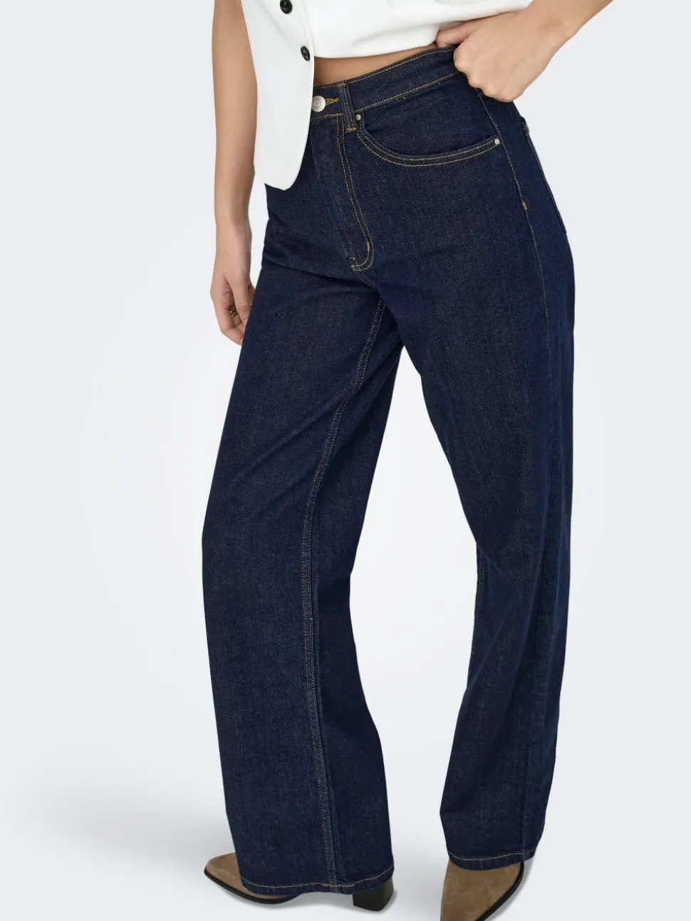 ONLJUICY Høy midje Wide Leg Fit Jeans