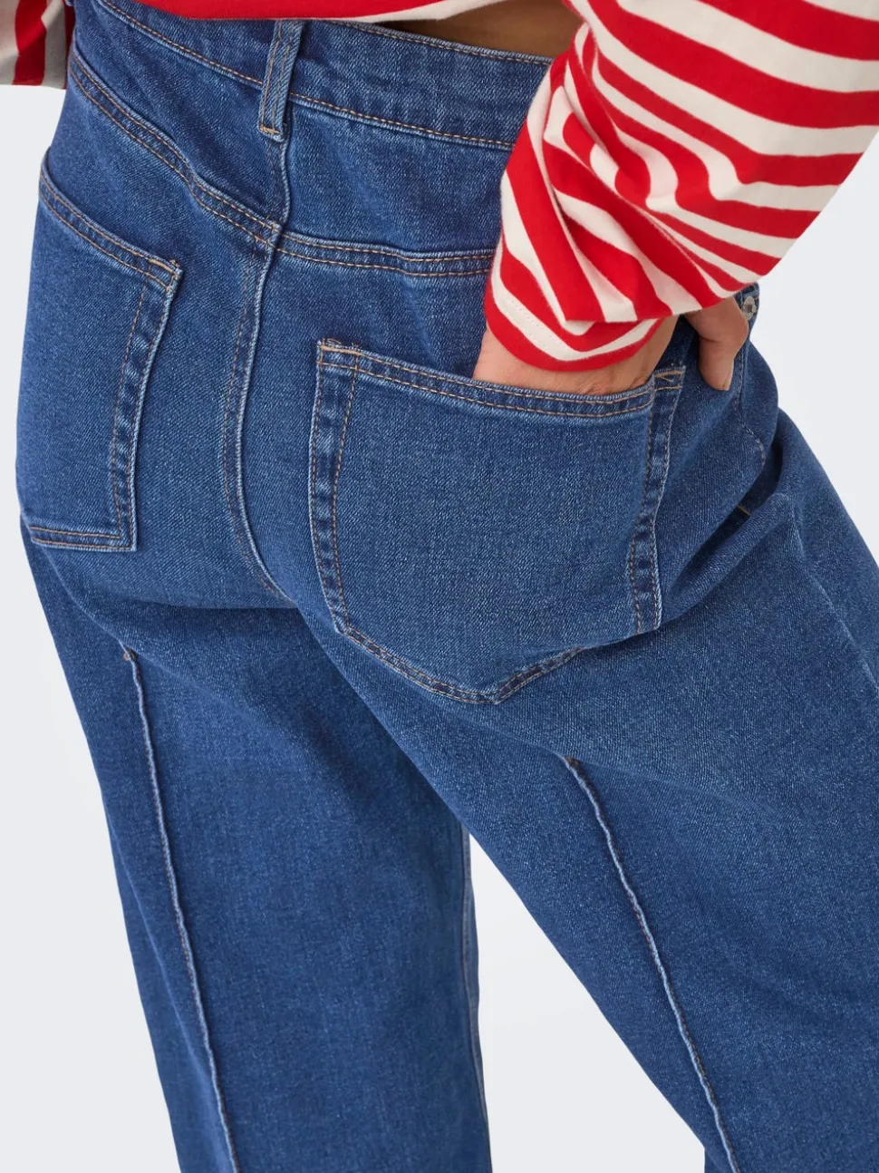 ONLJUICY Høy midje Wide Leg Fit Jeans