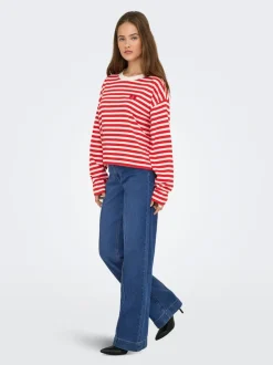 ONLJUICY Høy midje Wide Leg Fit Jeans
