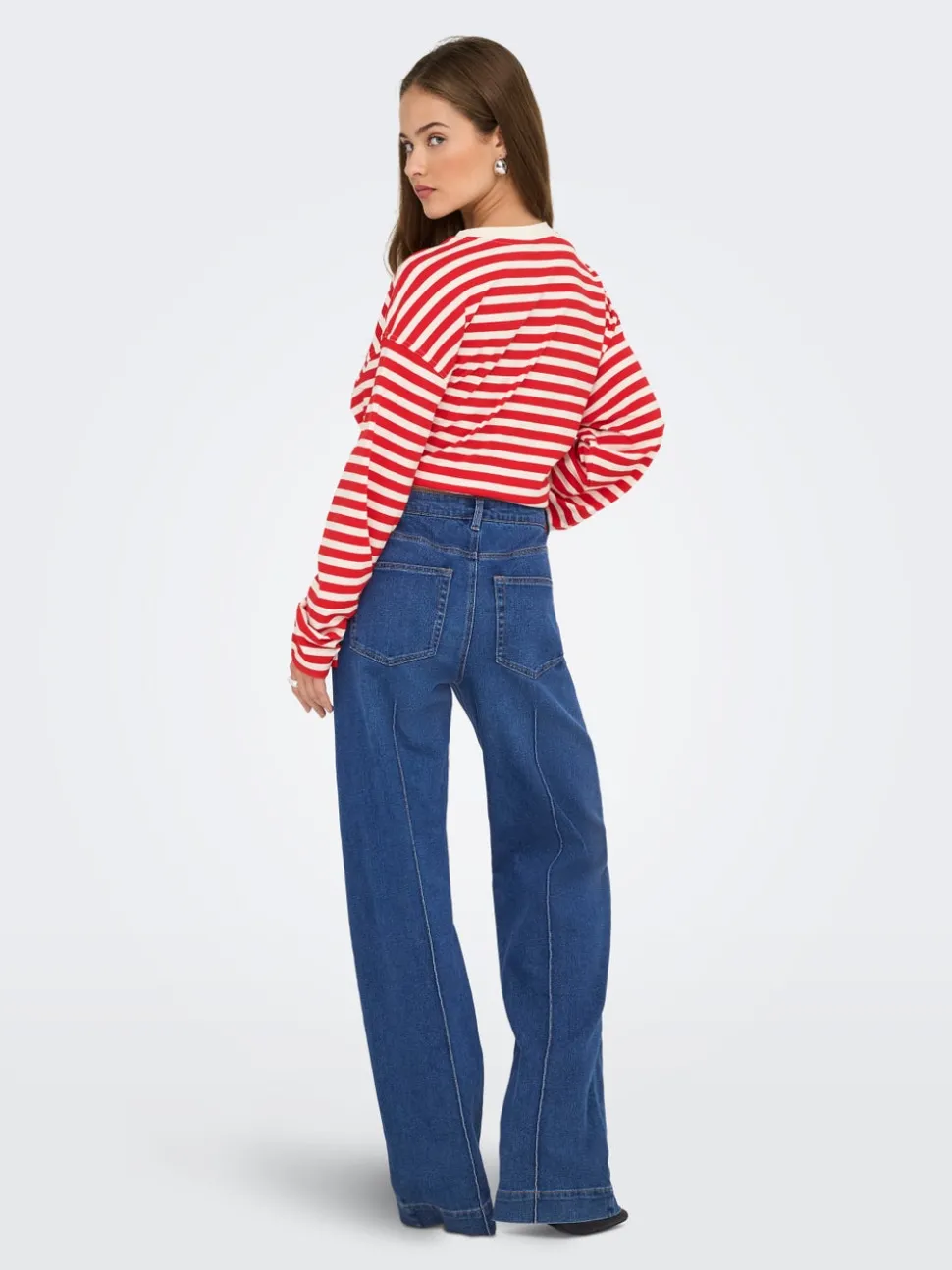 ONLJUICY Høy midje Wide Leg Fit Jeans
