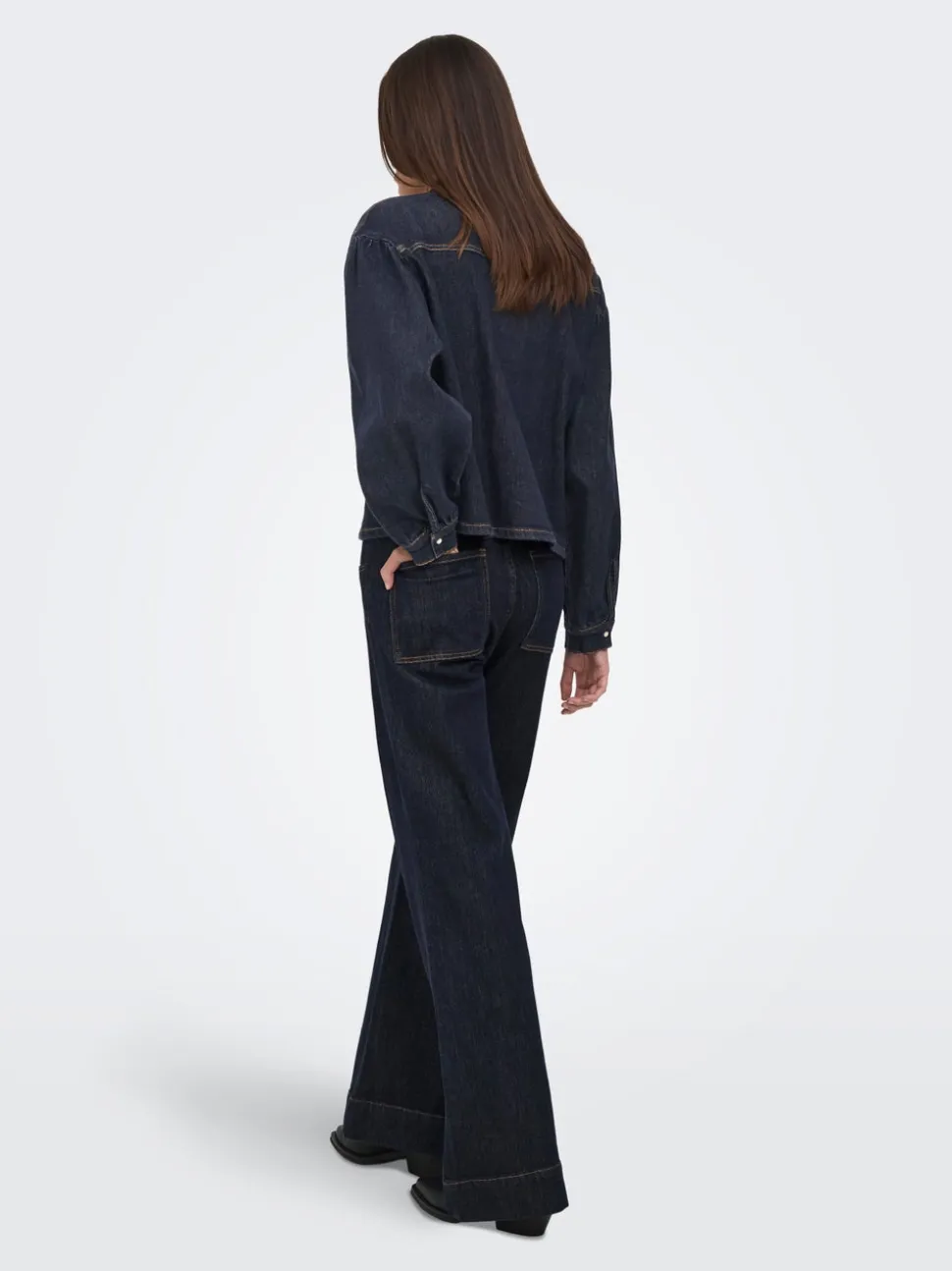ONLJUICY Høy midje Wide Leg Fit Jeans