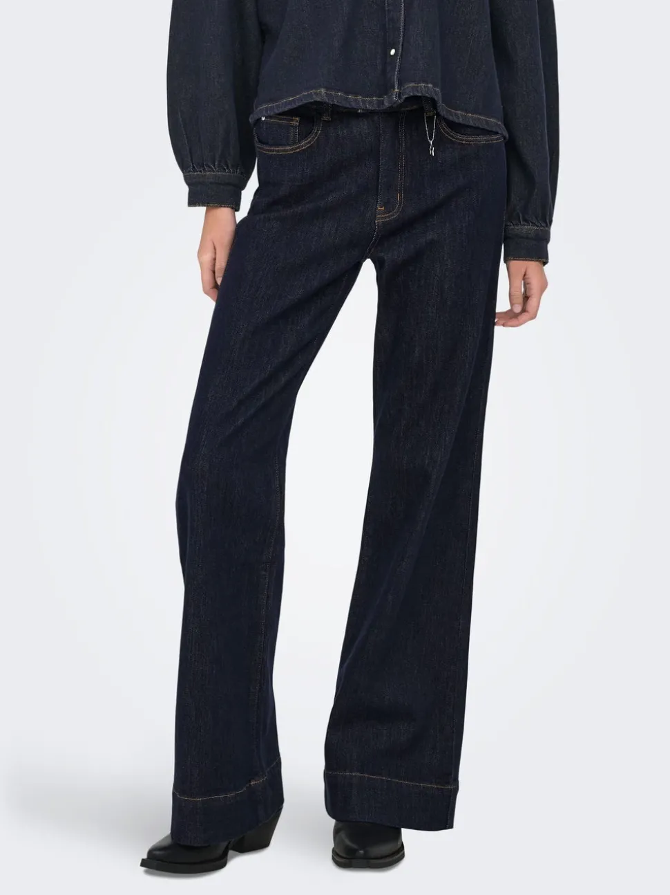 ONLJUICY Høy midje Wide Leg Fit Jeans