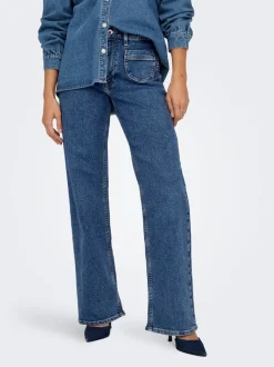 ONLJUICY Høy midje Wide Leg Fit Jeans