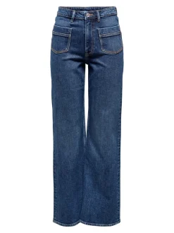 ONLJUICY Høy midje Wide Leg Fit Jeans