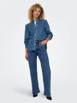 ONLJUICY Høy midje Wide Leg Fit Jeans