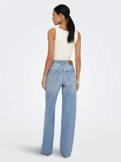 ONLJUICY Høy midje Wide Leg Fit Jeans