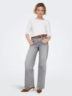ONLJUICY Høy midje Wide Leg Fit Jeans
