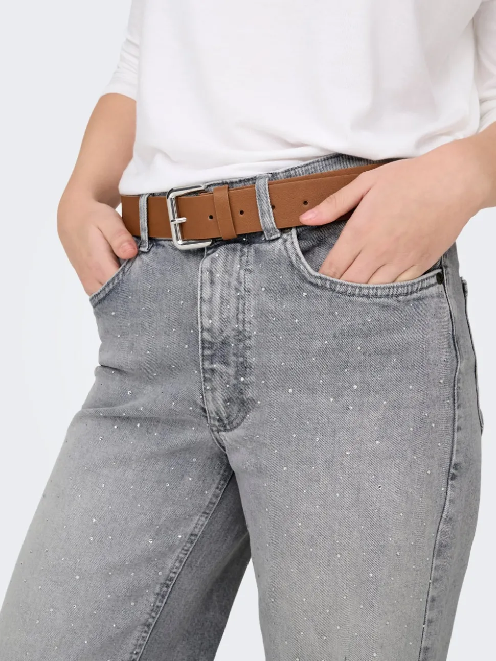 ONLJUICY Høy midje Wide Leg Fit Jeans