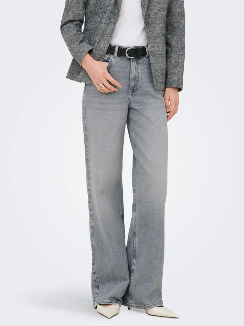 ONLJUICY Høy midje Wide Leg Fit Jeans
