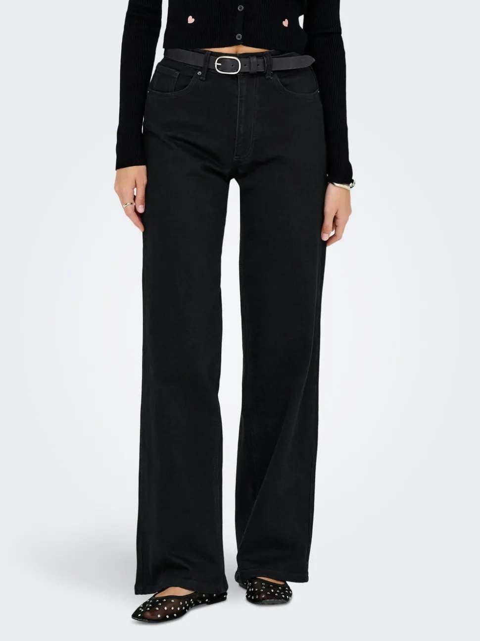 ONLJUICY Høy midje Wide Leg Fit Jeans