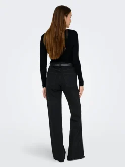 ONLJUICY Høy midje Wide Leg Fit Jeans